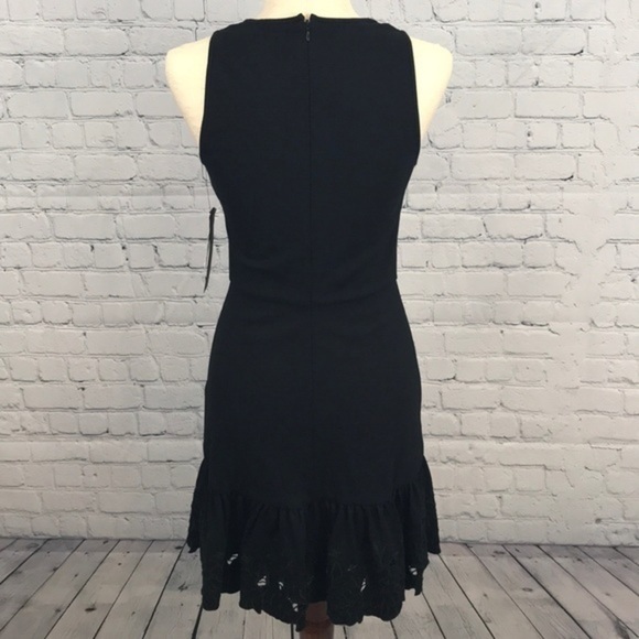CYNTHIA STEFFE Sleeveless A Line Dress Black sz 0 - Picture 6 of 10